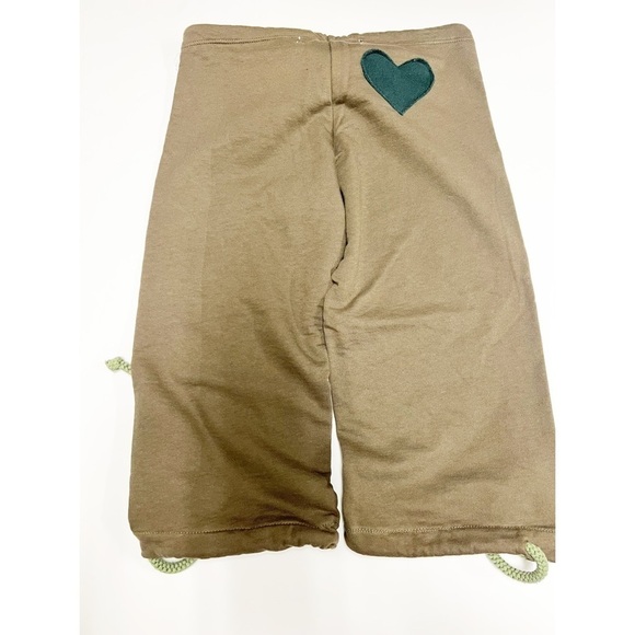 Moshi Moshi LA Womens 90s Y2K Olive Green Cropped Jogger Pant Sz XS - Picture 6 of 10